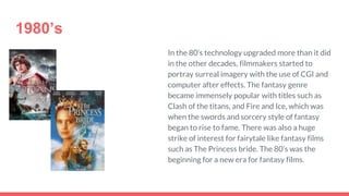 The History of Fantasy PPT