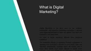 introduction to Digital Marketing | PPTX