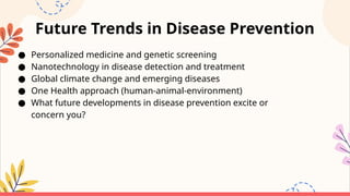 Disease Prevention and Control: Safegaurd | PPTX