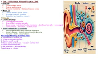 Signa Choclear UntitlComparative Animal Physiology: Digestion, Respiration ...