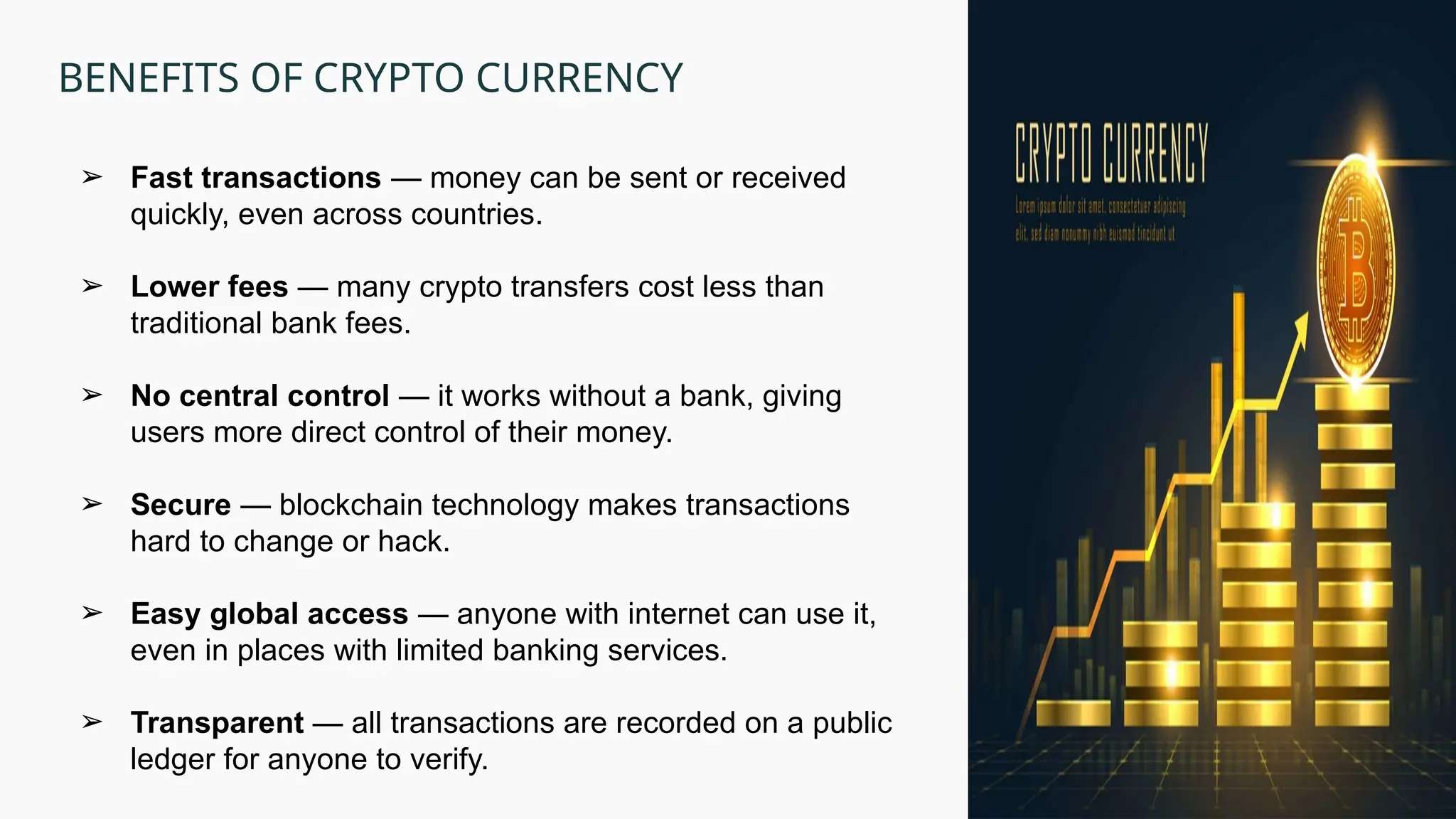 This presentation is about crypto currency | PPTX