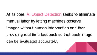 AI Object Detection | PPTX | Artificial Intelligence | Technology ...