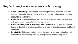 The Role of Technology in Modern Accounting | PDF