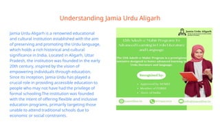 Urdu Program 12th Adeeb-e-Mahir Program: To Advanced Learning in Urdu Literature and ...