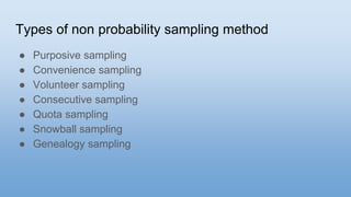 Non probability sampling process | PPT