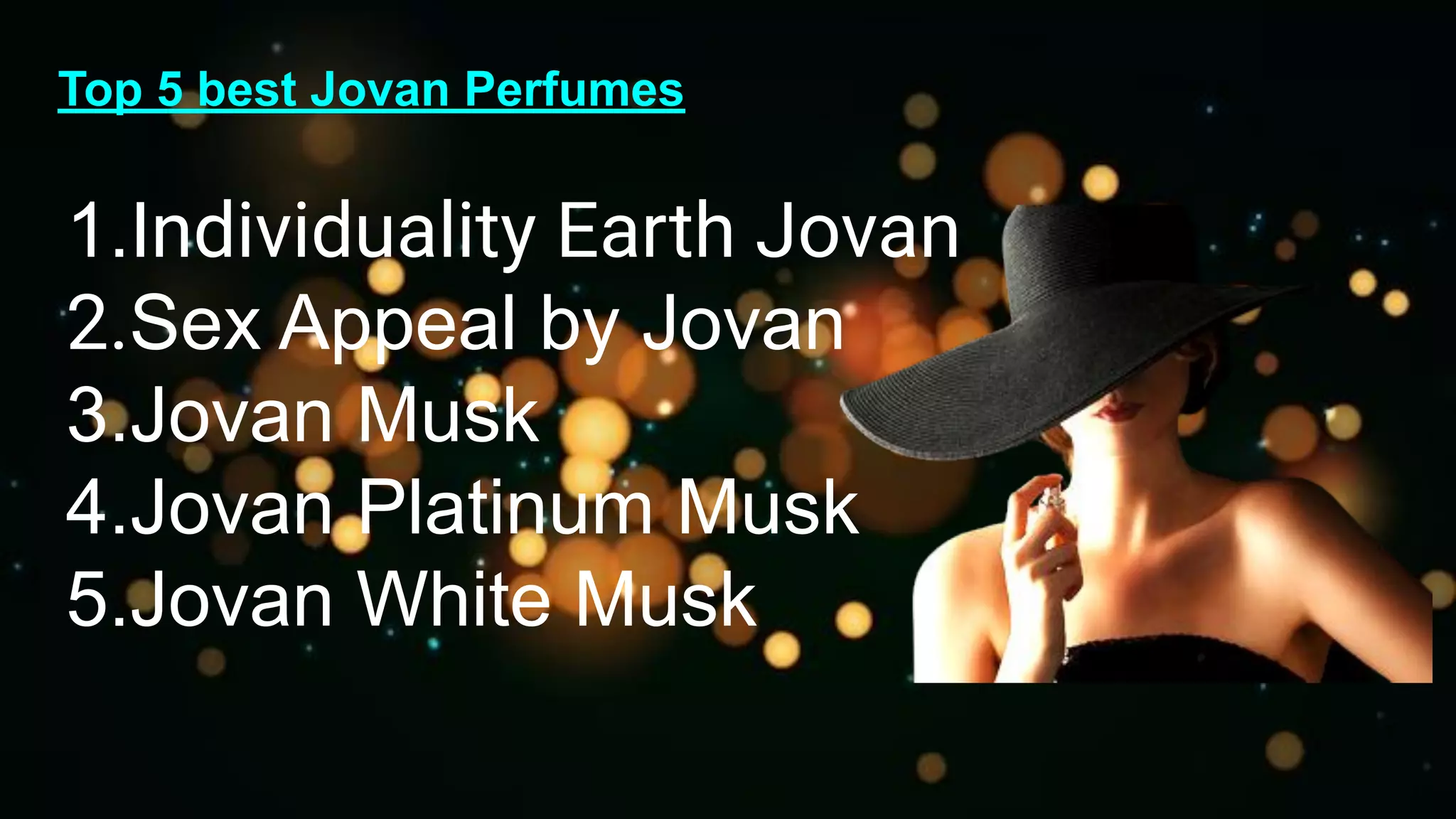 Best Jovan Perfumes | PPT