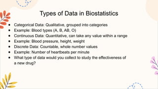 Introduction to Basic Biostatistics (Biostats) | PPTX