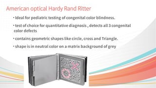 Handy Hand Ritter Vision Test Evaluation of colour vision............... | PDF