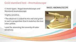 Evaluation of colour vision............... | PDF