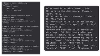 Lists, Dictionaries, Tuples, Sets In Python | PPTX