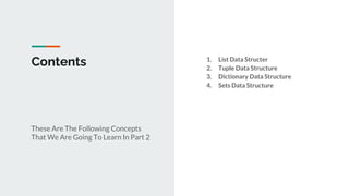 Lists, Dictionaries, Tuples, Sets In Python | PPTX image.