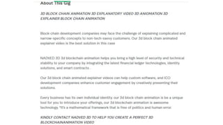 3d blockchain animation video | PDF