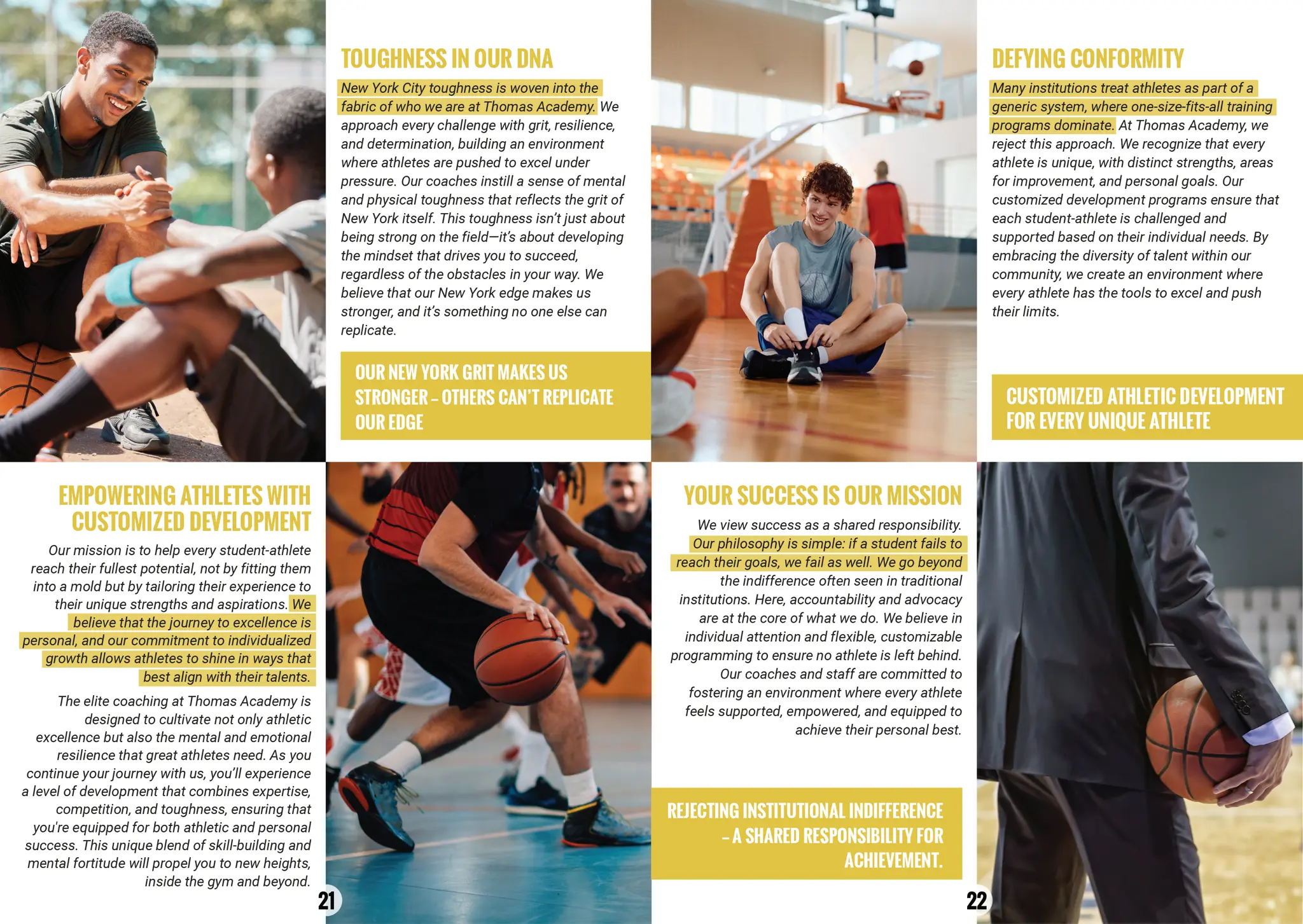 Thomas Academy Basketball Program Guide 2024