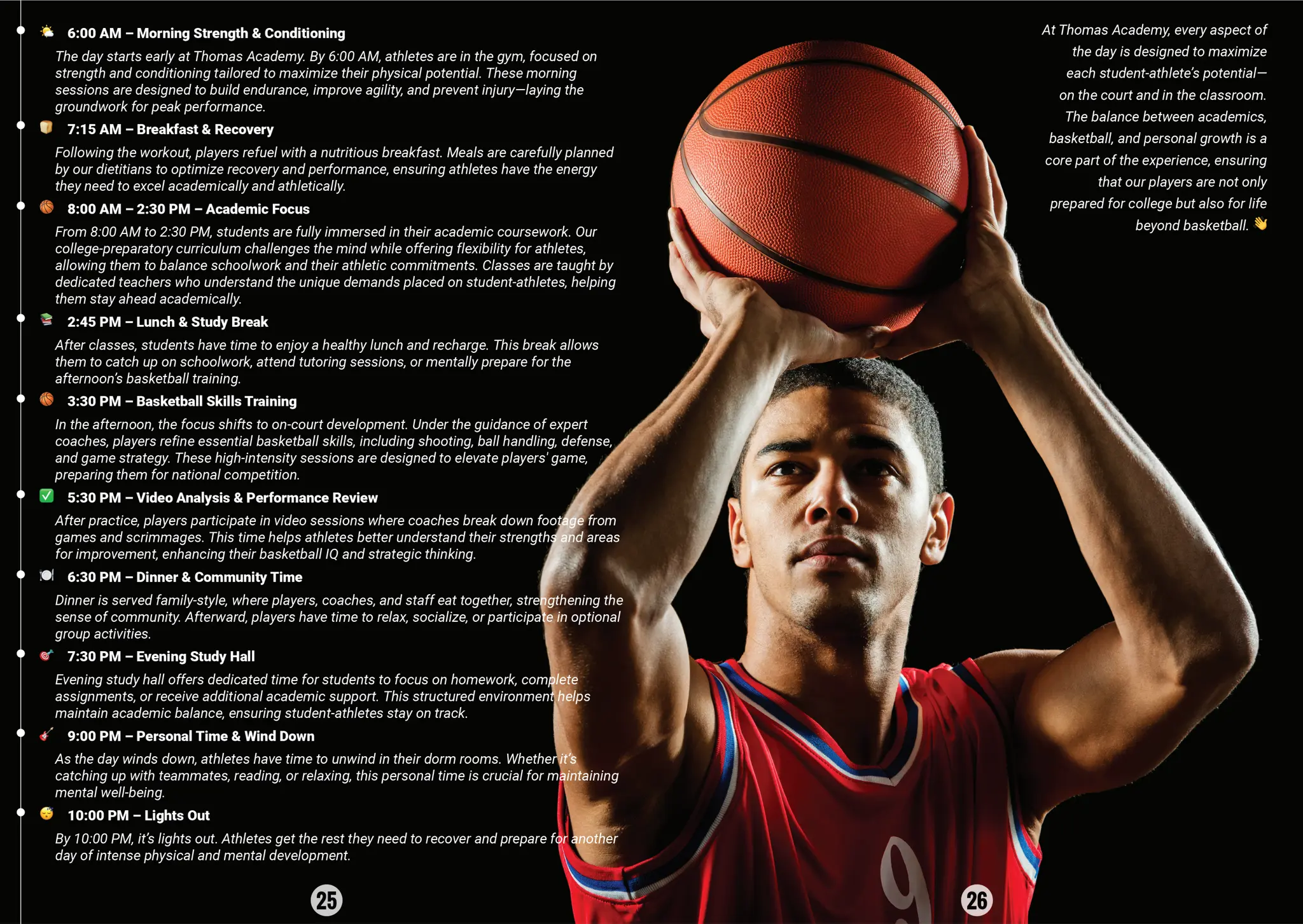 Thomas Academy Basketball Program Guide 2024