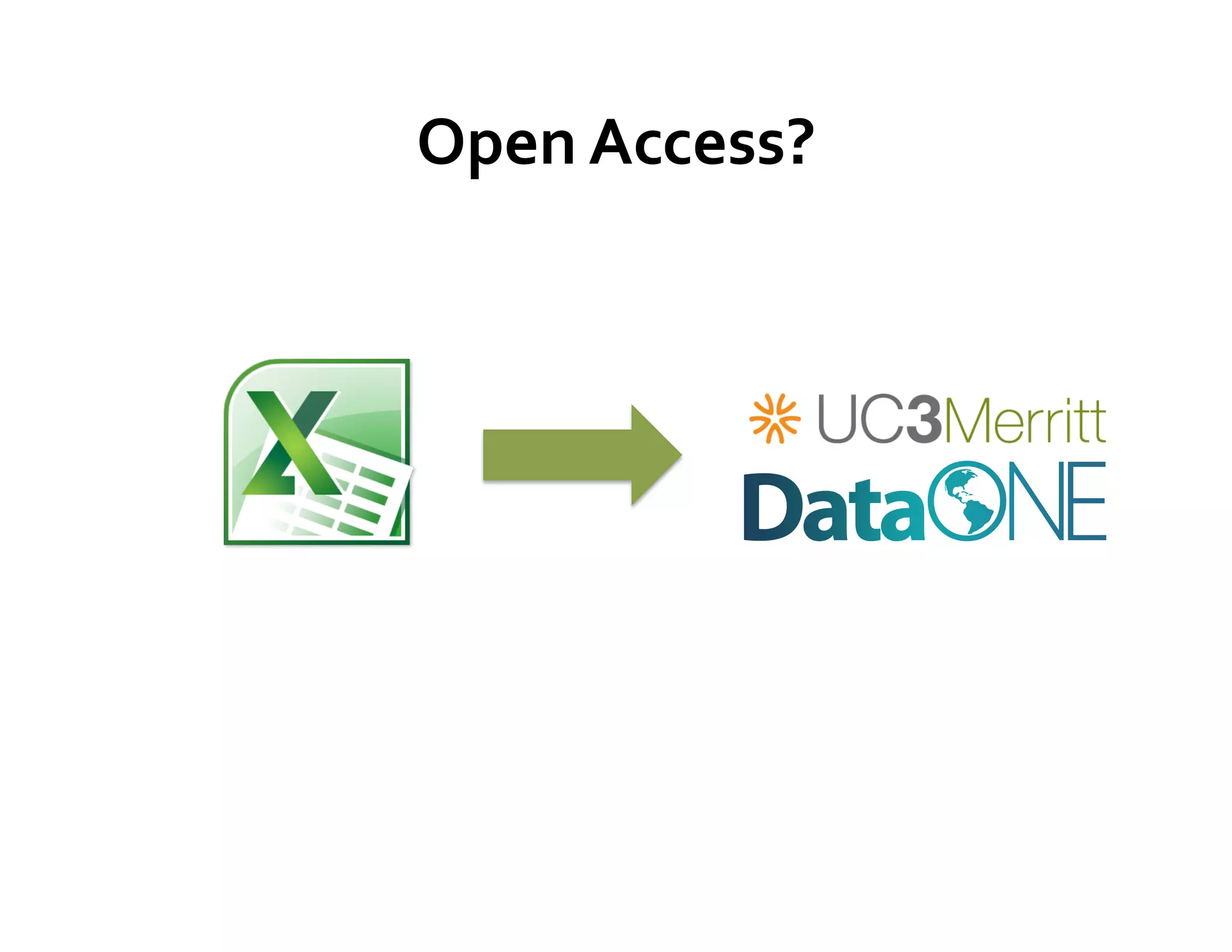 Open	
  Access?	
  
 