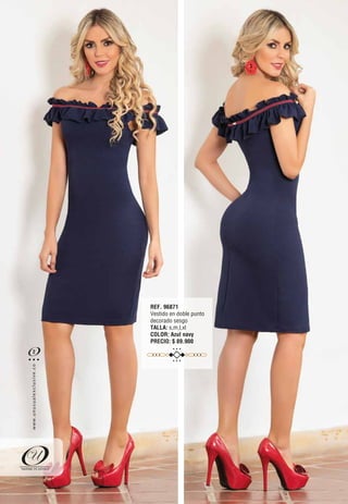 REF. 96871
Vestido en doble punto
decorado sesgo
TALLA: s,m,l,xl
COLOR: Azul navy
PRECIO: $ 89.900
2
oc.evisulcxelausunu.www
 