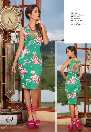 REF. 96878
Vestido en doble punto
TALLA: s,m,l,xl
COLOR: Verde
PRECIO: $ 94.900
oc.evisulcxelausunu.www
48
 