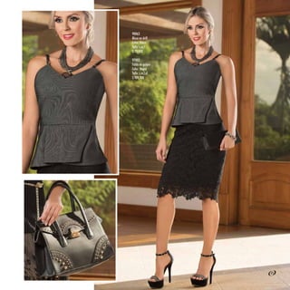 90063
Blusa en drill
Color: Único
Talla: s,m,l
$ 79,900
97002
Falda en guipur
Color: Negro
Talla: s,m,l,xl
$ 109,900
21
 