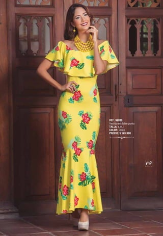 REF. 96839
Vestido en doble punto
TALLA: s,m,l
COLOR: Único
PRECIO: $ 149.900
25
 