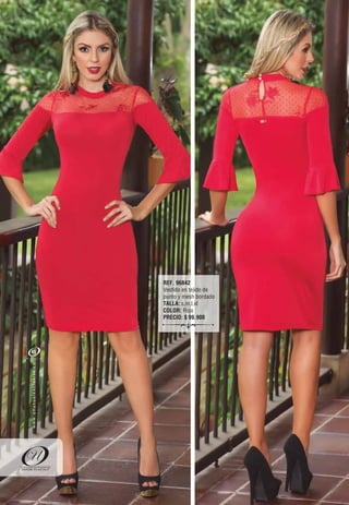 REF. 96842
Vestido en tejido de
punto y mesh bordado
TALLA: s,m,l,xl
COLOR: Rojo
PRECIO: $ 99.900
46
oc.evisulcxelausunu.www
 