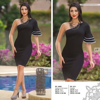 REF. 9211
Sandalia
COLOR: Rayas
TALLA: 38,39
PRECIO: $ 89.900
REF. 96803
Vestido en drill stretch
COLOR: Negro
TALLA: s,m,l,xl
PRECIO: $ 104.900
www.unusualexclusive.co
59
 