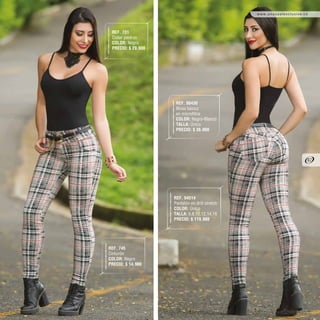 REF. 90430
Blusa básica
en microfibra
COLOR: Negro-Blanco
TALLA: Único
PRECIO: $ 36.900
REF. 745
Cinturón
COLOR: Negro
PRECIO: $ 14.900
REF. 731
Collar piedras
COLOR: Negro
PRECIO: $ 29.900
REF. 94514
Pantalón en drill stretch
COLOR: Único
TALLA: 6,8,10,12,14,16
PRECIO: $ 119.900
www.unusualexclusive.co
67
 