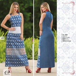 REF. 96808
Vestido en
algodón bordado
COLOR: Azul
TALLA: s,m,l,xl
PRECIO: $ 119.900
"DEFINE TU ESTILO""DEFINE TU ESTILO"
76
 