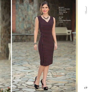 REF. 96571
Vestido en drill stretch
COLOR: Único
TALLA: S,M,L,XL
$ 84.900
REF. 658
Collar
COLOR: Negro/Plateado
$ 29.900
15
 