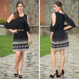 REF. 96590
Vestido en chalis bordado
COLOR: Negro
TALLA: S,M,L
$ 149.900
REF. 319
Cinturón resortado
COLOR: Negro
$ 24.900
30
 