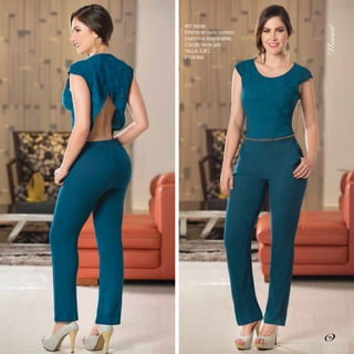 REF. 96580
Enterizo en rayón bordado
(con cierre desprendible)
COLOR: Verde jade
TALLA: S,M,L
$ 124.900
39
 