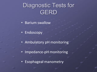 Gerd Testing Explained Unusual GERD | PDF