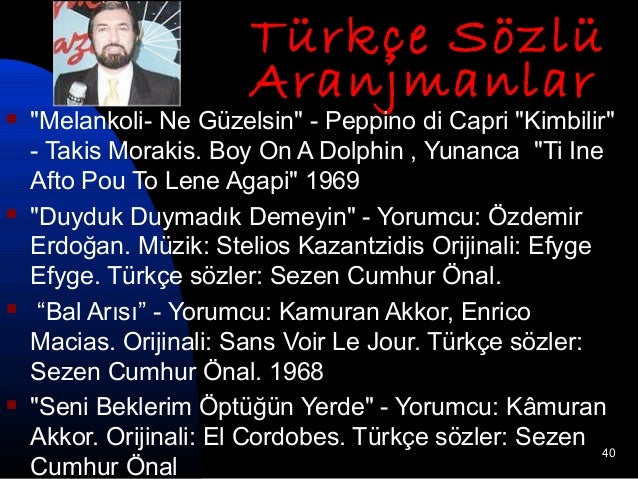 Özdemir Erdoğan - Yorumcu Özdemir Erdoğan - Yorumcu