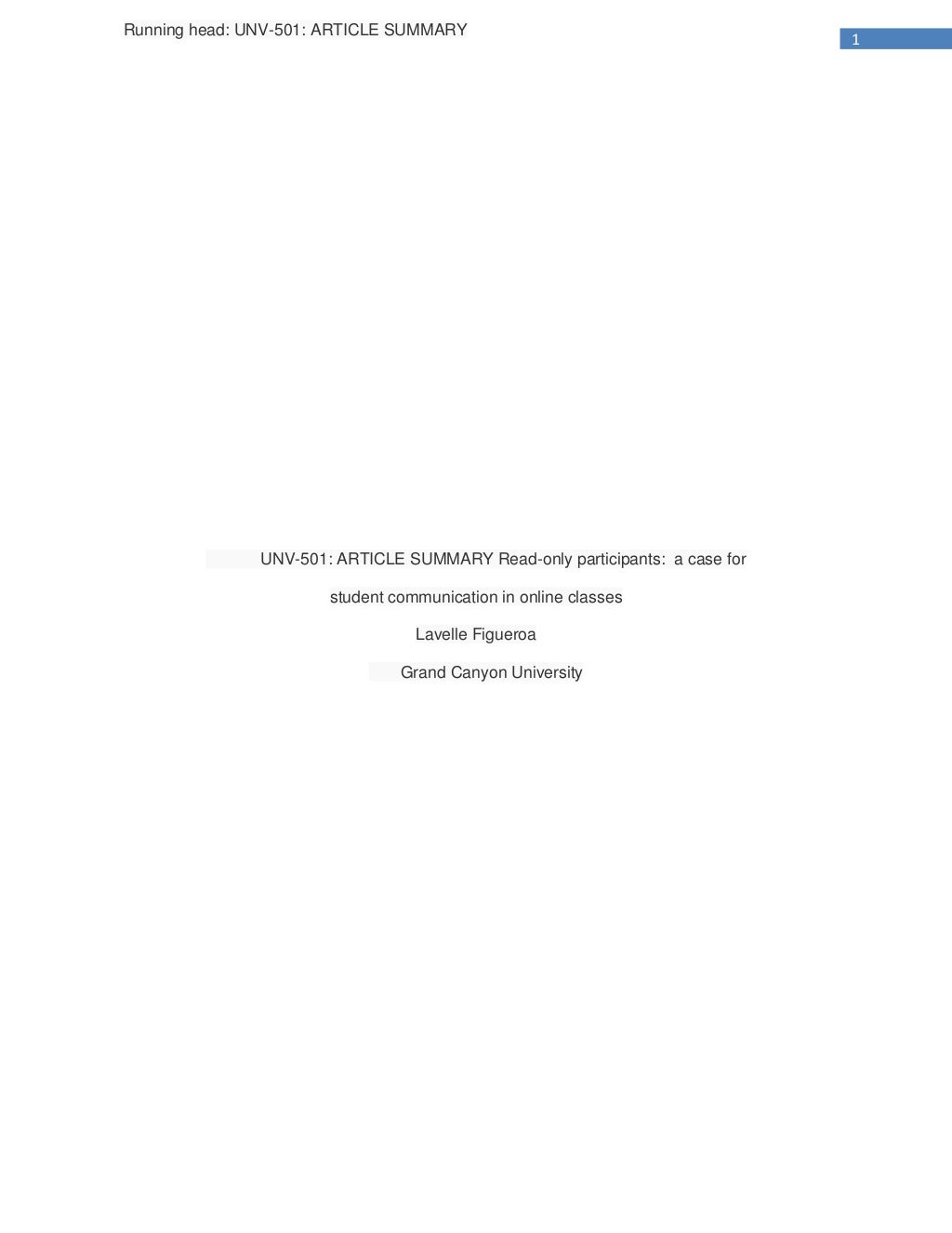 Summary of article unv501 picture