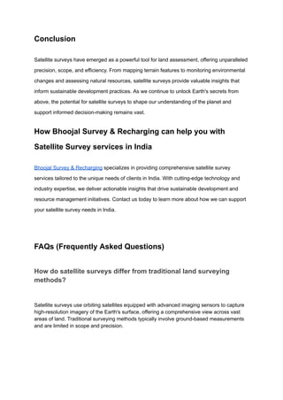 Unveiling Earth's Secrets: How Satellite Surveys Revolutionize Land
