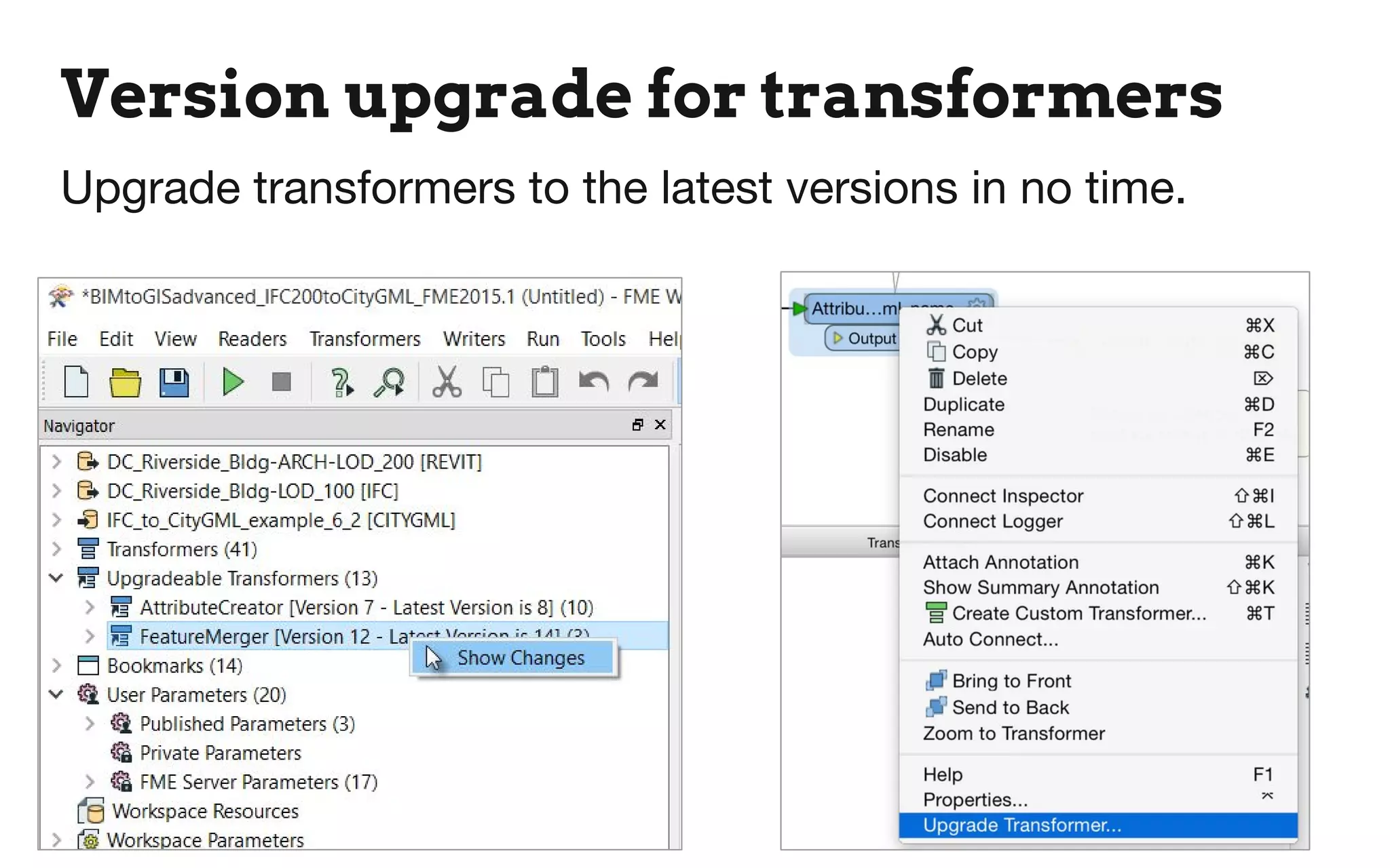 Version upgrade for transformers
Upgrade transformers to the latest versions in no time.
 