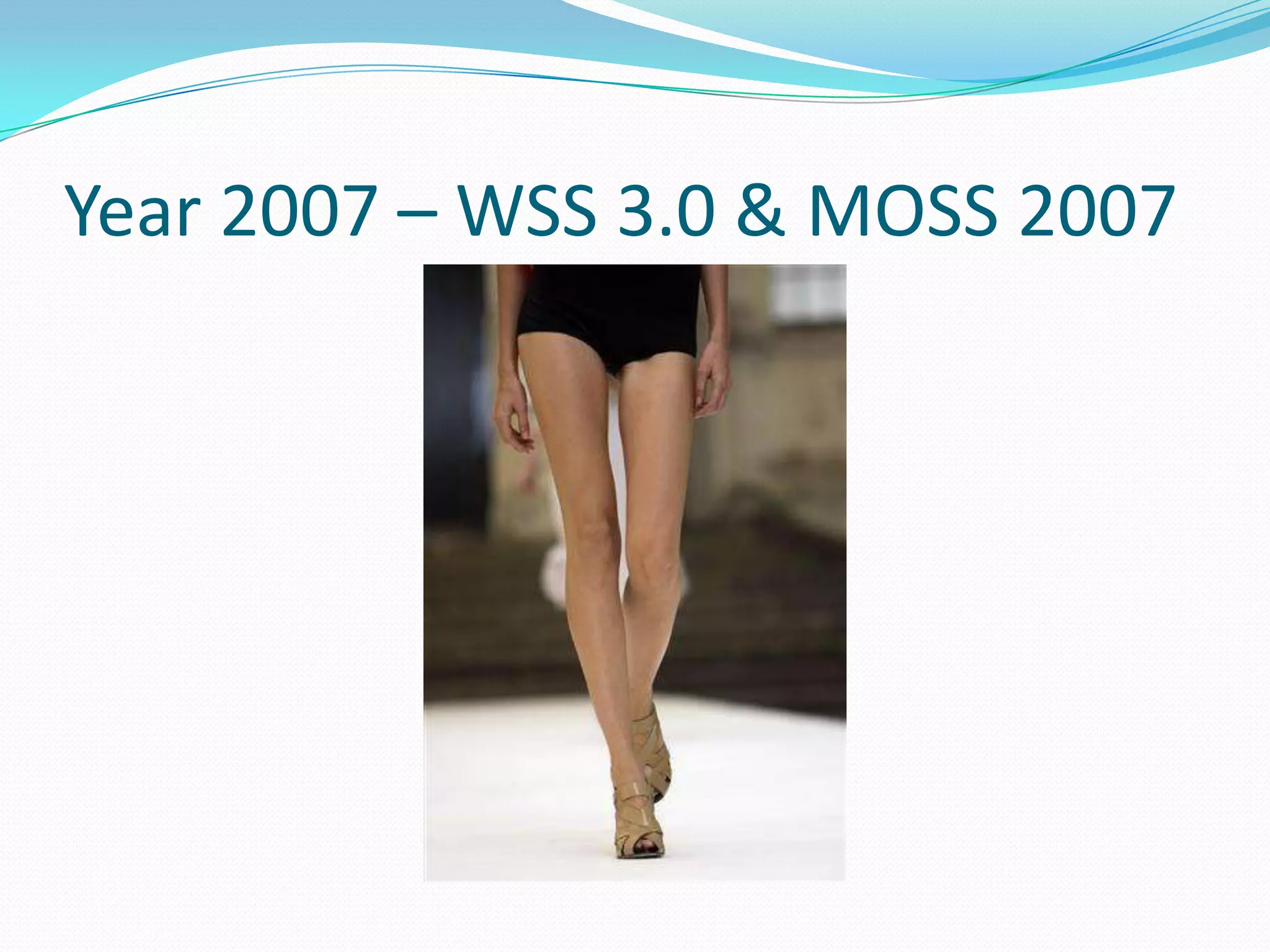 Year 2003 – WSS 2.0 & SPS 2003