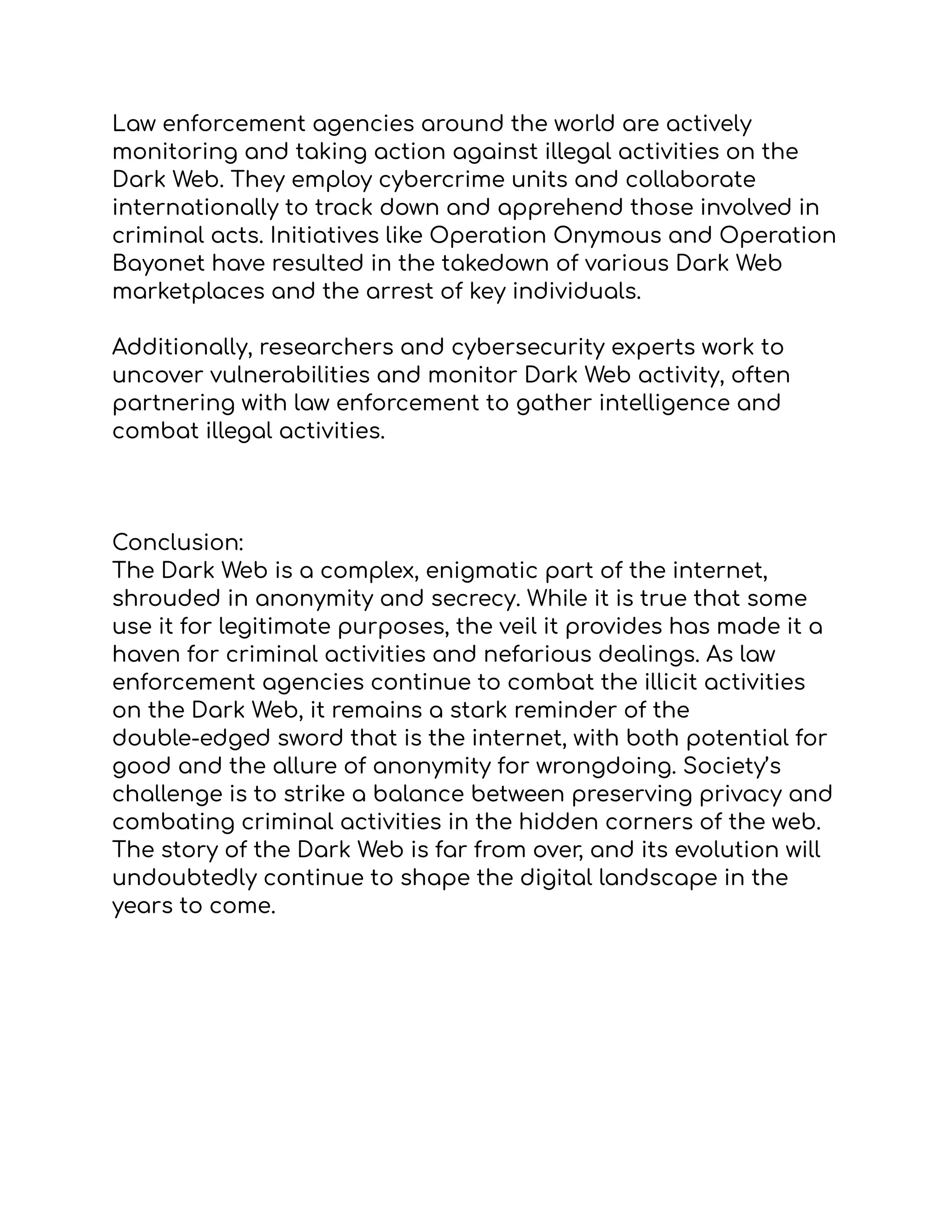 Unveiling the Dark Web_ A Cloak of Secrecy, Crime, and Nefarious ...