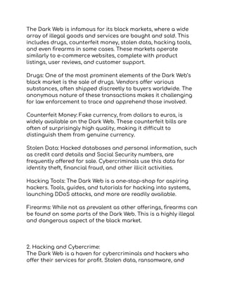 Unveiling the Dark Web_ A Cloak of Secrecy, Crime, and Nefarious ...