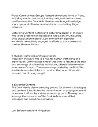 Unveiling the Dark Web_ A Cloak of Secrecy, Crime, and Nefarious ...