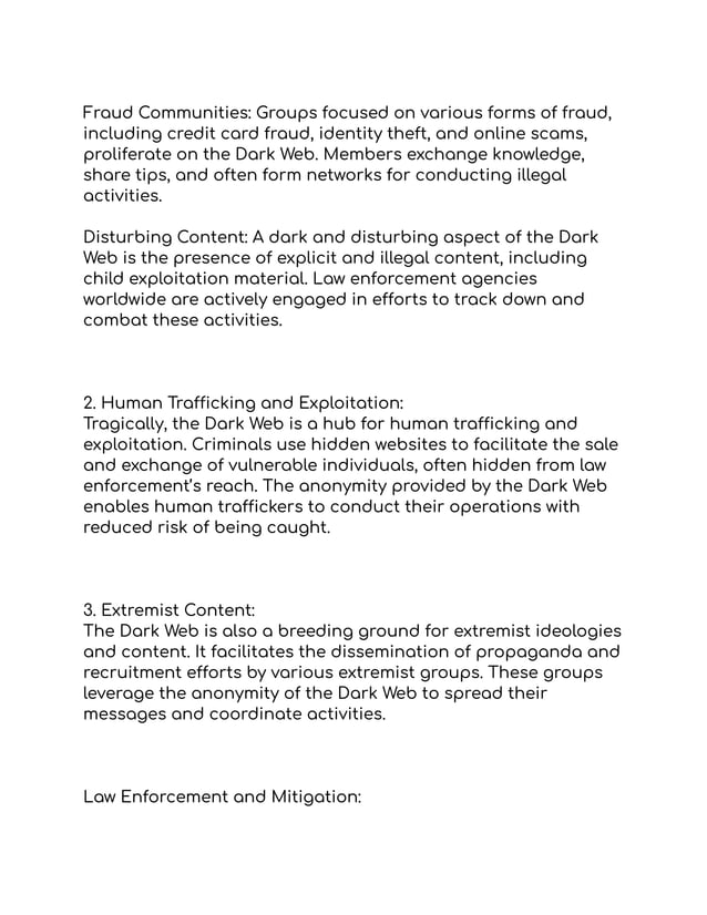 Unveiling the Dark Web_ A Cloak of Secrecy, Crime, and Nefarious ...