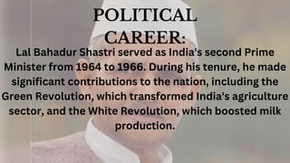 Unveiling the Legacy of Lal Bahadur Shastri A Tribute to His Life and ...