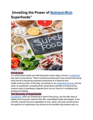 What are the 7 Superfoods: Unveil Nutrition Titans! 2 What are the 7 Superfoods: Unveil Nutrition Titans!