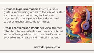 Psychedelic Instruments For Rnb Unveiling the Soundscape Music for Psychedelic Experiences | PDF