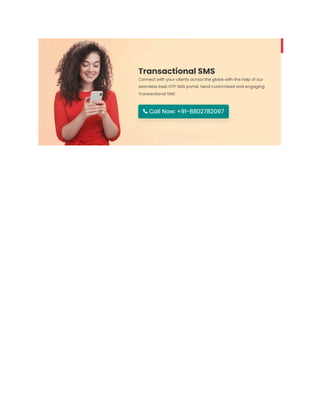 Boosting Customer Engagement with Transactional SMS API: A Complete ...