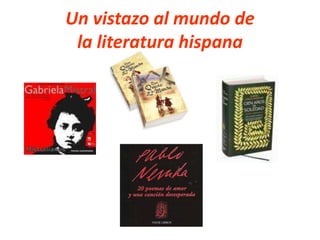 Un vistazo al mundo de la literaturahispana 