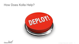 How Does Kolla Help?
 