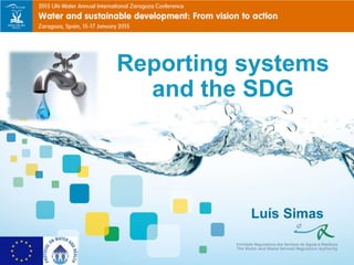 Luís Simas
Reporting systems
and the SDG
 