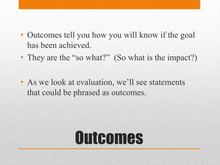 Why Assessment Matters: Defining Your Results | PPT