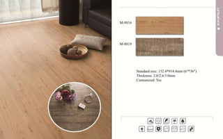 M-8816
M-8819
Standard size: 152.4*914.4mm (6″*36″)
Thickness: 2.0/2.6/3.0mm
Customized: Yes
 