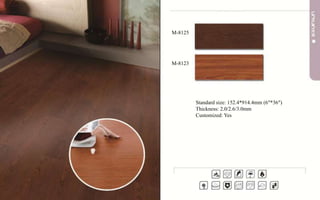 M-8125
M-8123
Standard size: 152.4*914.4mm (6″*36″)
Thickness: 2.0/2.6/3.0mm
Customized: Yes
 